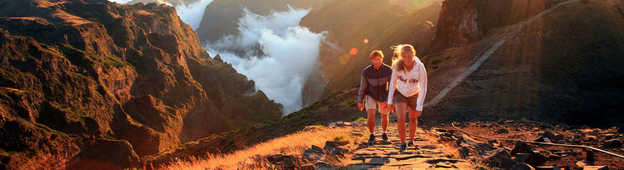 couple Hiking in Madeira